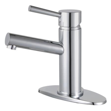 Fauceture LS8421DL Concord Single-Handle Bathroom Faucet W/ Push Pop-Up, Chrome LS8421DL